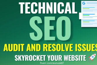 seo audit and fix semrush, ahrefs or google search console errors