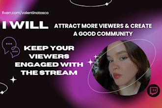 provide twitch chat engagement while you stream