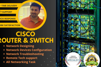 configure cisco router and switch, network optimization