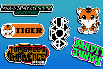 design simple stickers for you