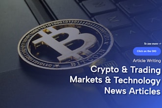 write on trading, crypto, investment and tech