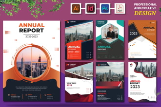 design annual report bifold brochure company profile presentation booklet pdf