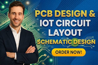custom pcb design pcb schematic pcb circuit layout using altium and kicad