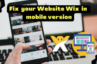fix and optimize your wix website mobile version