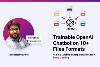 build trainable chatbot, chatgpt web ai app using openai