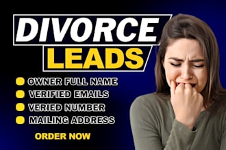 generate real estate divorce leads for wholesalers