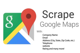 google map scrape using python