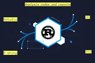 assist you in r, r shiny, spss and sas codes and reports