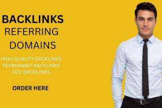 create 3k 5k 7k ahref seo quality referring domain backlinks