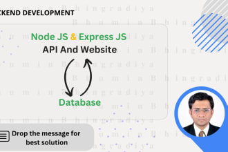 build api and efficient backend systems in node js