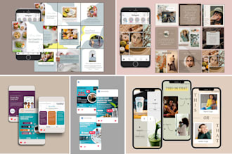 create or recreate anything on canva, social media templates, instagram etc