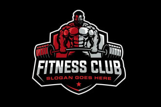 do a unique sports, fitness, health and gym logo design