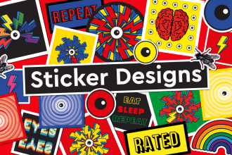 create custom product sticker