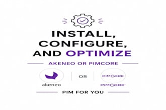 install, configure, and optimize akeneo or pimcore pim for you