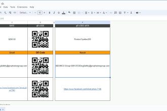 create bulk qr code and barcodes in google sheets