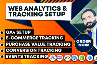 setup google analytics 4, ga4 ecommerce tracking, ads conversion tracking
