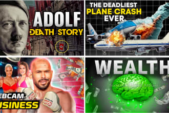 design amazing documentary youtube thumbnail