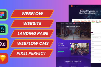 designs figma to webflow websites and landing pages