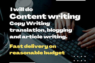 write amazing articles for you