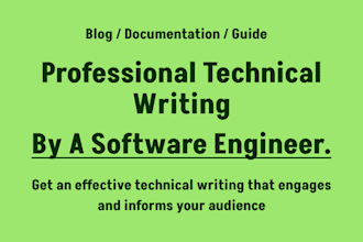 write technical blogs for your audience