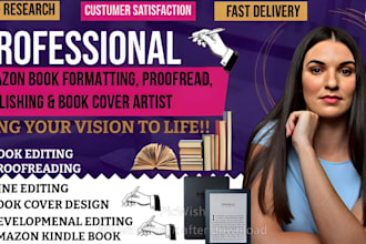 humanize ai content, proofread amazon kindle book editing,formatting, publishing