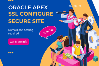 secure oracle apex app install and SSL configuration expert