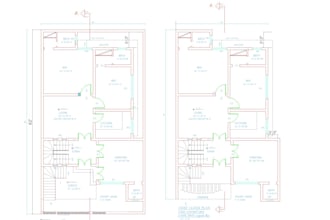 design  2d house plans , architectural drawings in autocad