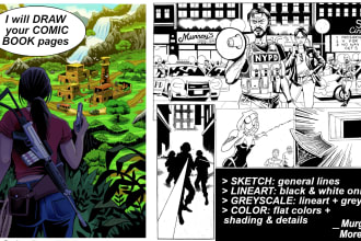 draw your comic book pages