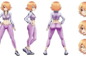draw your character design of your anime oc nsfw sfw