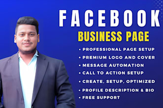 create, design, and fix facebook business or fan page