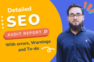 audit your website and provide a detailed SEO audit report