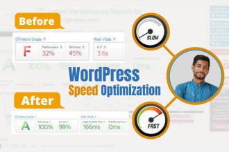 speed up the wordpress website for google pagespeed insights