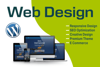 do professional and fully responsive wordpress website design