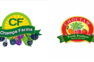 make professional agriculture landscape and lawn care logo