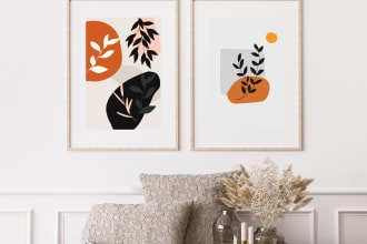 make digital printable wall arts