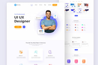 build a parallax creative portfolio website