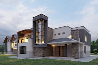 be your architect, exterior design, rendering, architecture walkthrough