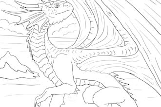 make a coloring book for kids