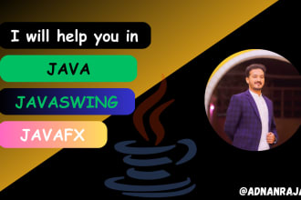 help you in javafx, java swing, console programming tasks