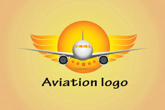design high quality affordable aviation  logo