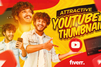 design amazing youtube thumbnail