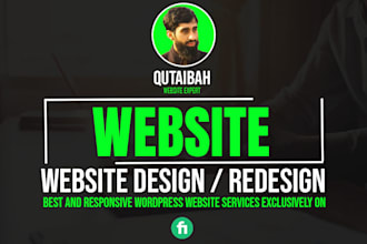 do customization, redesign, and full website creation