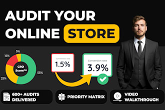 audit your woocommerce wix or ecommerce website for conversions