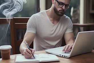 write, translate, proofread, and scripwrite both in english and spanish