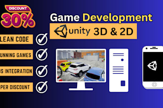be your professional unity game developer