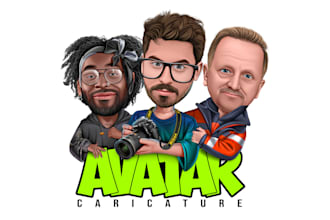 draw awesome avatar cartoon from your photo