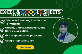 fix excel and google sheets with formula, function, formatting, and vba