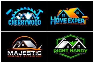 design professional handyman or plumbing logo