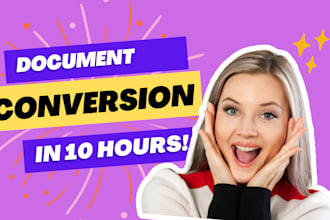 convert PDF to word or to excel and scan image to word