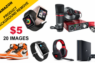 do amazon product photography editing ,photo retouching and background removing
